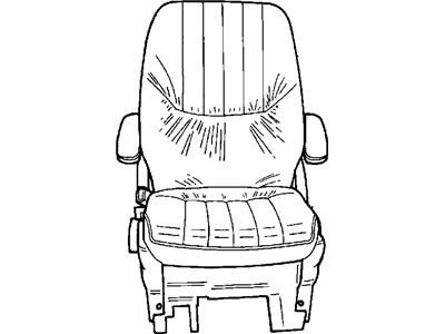 Dodge UD921QLAA SEAT BACK Rear Quad