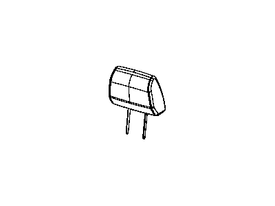 Dodge 1TS72DKAAA HEADREST Rear