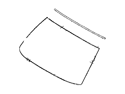 Dodge 55255732AF MOLDING Windshield Reveal