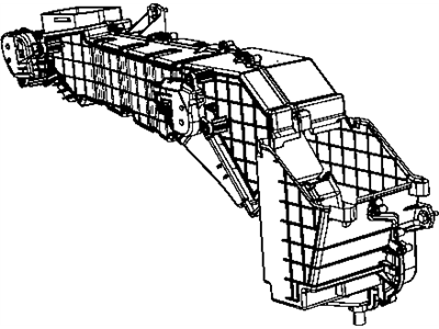 Chrysler 68027143AA HOUSING Distribution Includes: Distribution Housing, Doors, Coupling, Seals, Bolts, Screws, Clamp