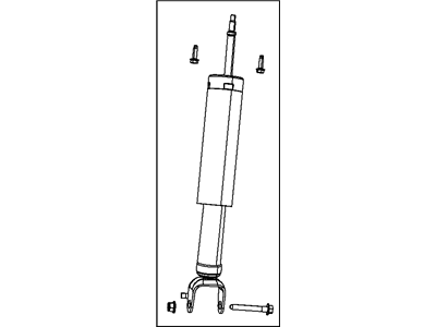 Mopar 68234048AB Shock Absorber Kit Suspension Rear Quadralift Air Suspension