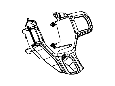 Ram 1YH76GTVAA BEZEL Steering Wheel Switch