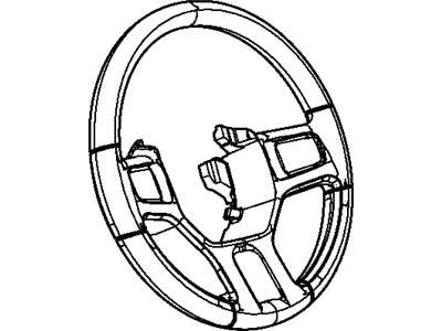 Ram Steering Wheel - 1YH40GTVAA