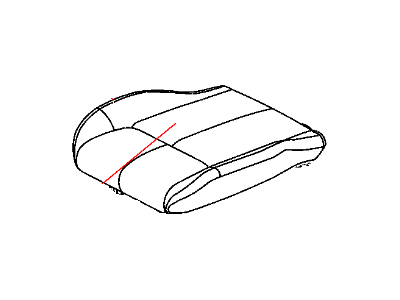 Jeep 1PZ82BD1AA COVER Front Seat Cushion
