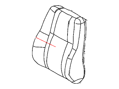 Jeep 1PZ80BD1AA COVER Front Seat Back