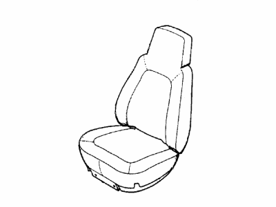 Mopar ZA951DVAA Cover Front Seat Back
