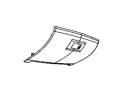 Dodge 5KP77DW1AA COVER Overhead console