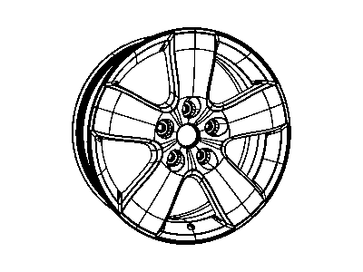 Ram 1DZ12PAKAB WHEEL Aluminum