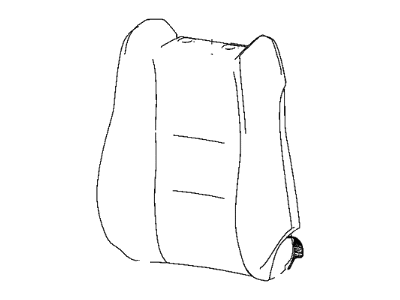 Jeep 6JZ82LC5AA COVER Front Seat Back