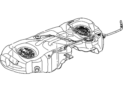 Dodge 5135173AE TANK Fuel