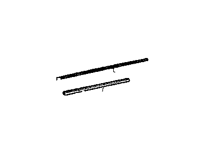 2005 Chrysler PT Cruiser Door Seal - 4724766AD