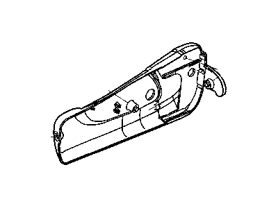 Jeep ZH781DVAA SHIELD Seat Adjuster Manual Seat
