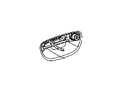Mopar 68060188AL Handle, Outside Bracket, Front Passenger Side