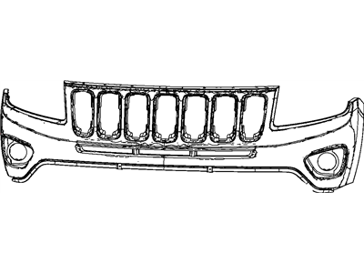 Jeep Compass Bumper - 68213194AA