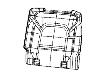 Ram 6RE73BD3AF COVER Rear Seat Back Left