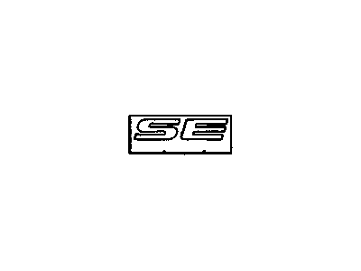 Mopar 5152006AA Nameplate, Rear