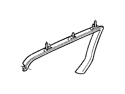 2000 Dodge Caravan Door Moldings - GG71RC3
