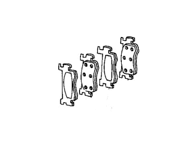 1998 Dodge Dakota Brake Pad - V1011400AD