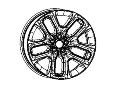 Mopar 4755462AA Wheel Aluminum