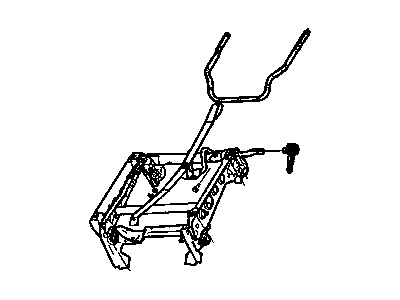 Chrysler 5102416AA TOWEL BAR Seat Adjuster Handle