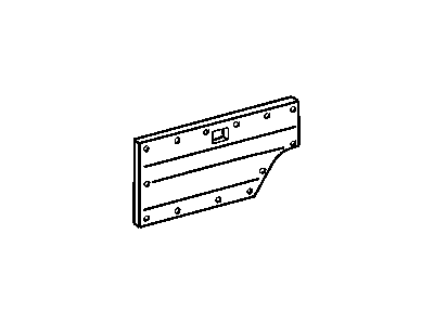 Dodge 5123023AA PANEL Quarter Trim