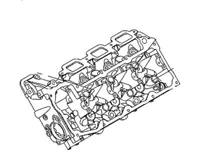 Jeep 53020987 HEAD Cylinder Left
