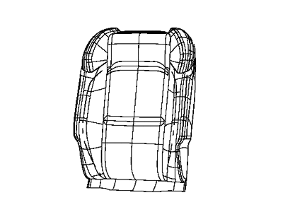 Jeep 6PU14VT9AF COVER Front Seat Back