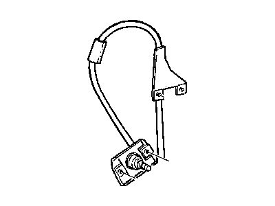Jeep Cherokee Window Regulator - 55076293AD