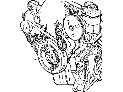 Mopar 4668241AC Belt Alternator Drive 2.0L