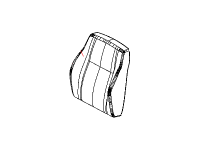 Dodge 1JT14XDVAA COVER Front Seat Back