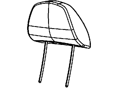 Chrysler 1RX15XDVAA HEADREST Front