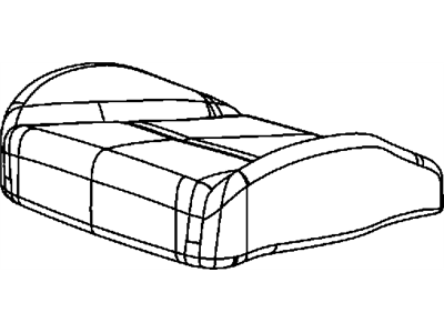 Chrysler 1RX14XDVAA COVER Front Seat Cushion