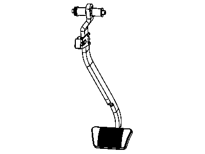 Jeep 4779601AA PEDAL AND PAD Brake