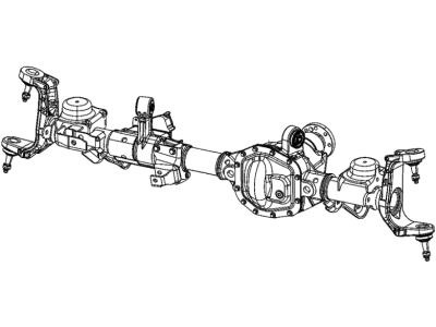 Jeep 68528319AA AXLE Service Front