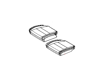 Dodge 1UP76GT5AA COVER Rear Seat Cushion