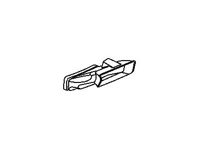 Mopar 5029900AA Air Duct, Front Passenger Side