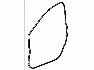 Mopar 68082803AC Weatherstrip Front Door Door Mounted
