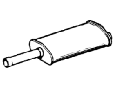 Jeep Comanche Muffler - E0021782