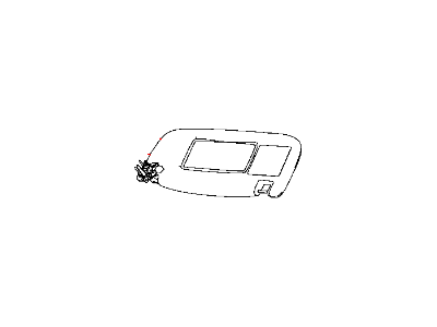 2020 Dodge Durango Sun Visor - 1WK21DX9AF