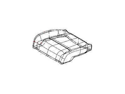 Dodge 1LQ831DVAA COVER Front Seat Cushion