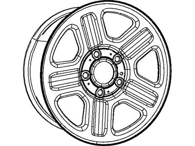 Jeep 1AH73S4AAD WHEEL Steel