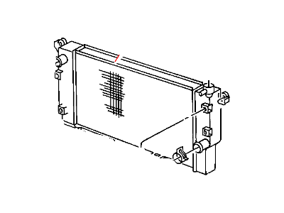 Dodge 52029176AB RADIATOR Engine Cooling NOTE:25 pc min Qty Mix and Match Pallet Program only, Use mopar.com to order, Magneti-Marelli Parts tab