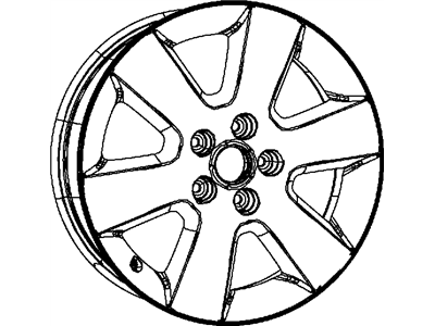 Dodge 1CY86SZ0AC WHEEL Aluminum