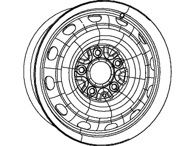 Dodge 4721566AC WHEEL Steel