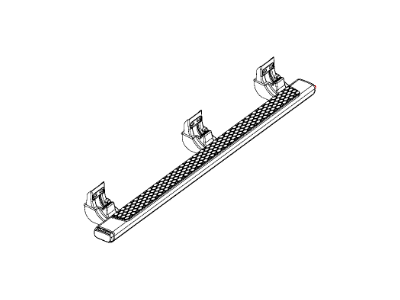 Mopar 68156429AC Step Kit Tubular Side Mrt (Chrome) 91 92 Crew