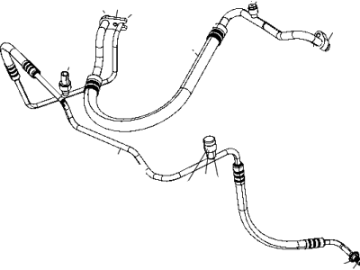 Jeep Liberty A/C Hose - 68093296AA