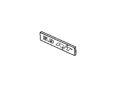 Dodge 55077290AA DECAL 5.9 R/T