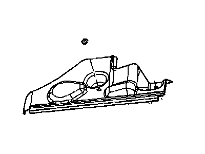 Chrysler 4787474AE PANEL Instrument Panel Closeout