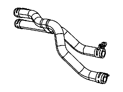 Dodge 5058527AD HOSE Heater Supply and Return