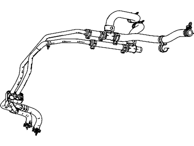 Mopar 5058938AG Hose And Tube Heater Supply And Return
